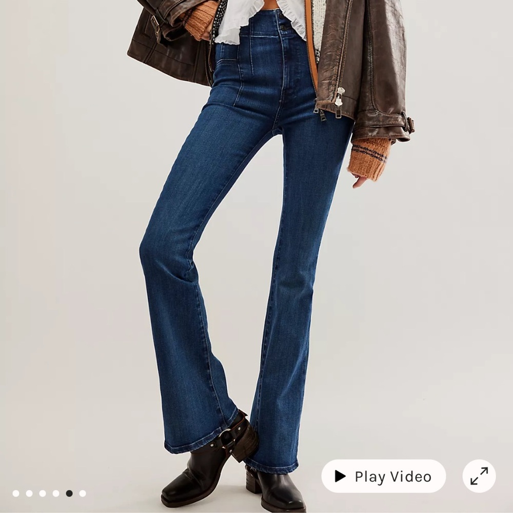 free people Jayde High Rise Jeans - Picture 1 of 6